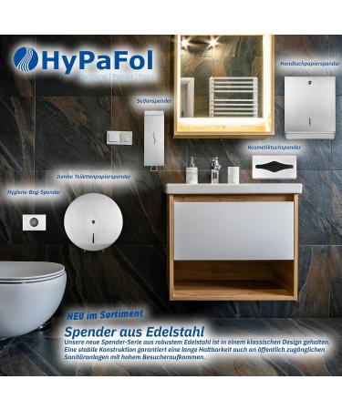 Hypafole Cosmetic Wiper Box - Durable Stainless Steel Donor | Modern Minimalist Design for Table & Wall Placement | Assembly Set Included - Buy Online on GoSupps.com