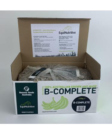 EquiNutritive B-Complete: Natural Horse Gut Supplement for Gastric Health - Dried Green Bananas 2.5kg - Buy Online on GoSupps.com