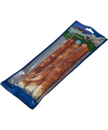Xie 31326 Denta Fun Chicken Chewing Rolls - 28 cm Pack of 3 | 250 g Treats for Dogs - International Shipping Available - Buy Online on GoSupps.com