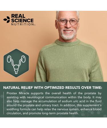 Real Science Nutrition Offers Prostax Miracle: A Natural Supplement for Bladder and Kidney Health Mens Health Products - Buy Online on GoSupps.com