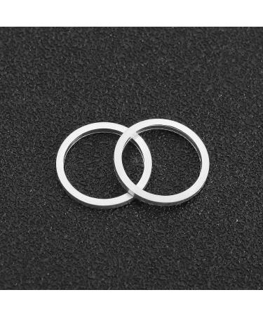 10PCS Aluminum Alloy Chainring Bolt Spacers - 10mm Inner Diameter, 2mm Thickness | Bike Chainwheel Conversion Gasket - Buy Online on GoSupps.com
