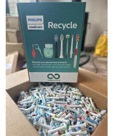 The Little Eco Company Recyclable Sonicare Toothbrush Heads - Free recycling service, zero to landfill - Buy Online on GoSupps.com