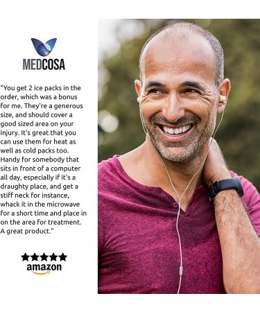 Medcosa Large Flexible Sport Ice Pack | Cold Reusable Pack for Sport Injuries & R.I.C.E Treatment | Relieve Any Ache & Pain - Buy Online on GoSupps.com