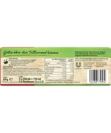 Buy Knorr Sauce for Roasts - Delicious Dark Sauce No Flavor Enhancers 3-Pack (250ml) | International Shipping - Buy Online on GoSupps.com