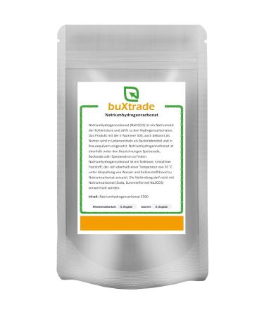 Buy 2 kg Sodium Hydrogen Carbonate (Baking Soda E500) - Premium Quality for Baking & Cleaning - International Shipping Available - Buy Online on GoSupps.com