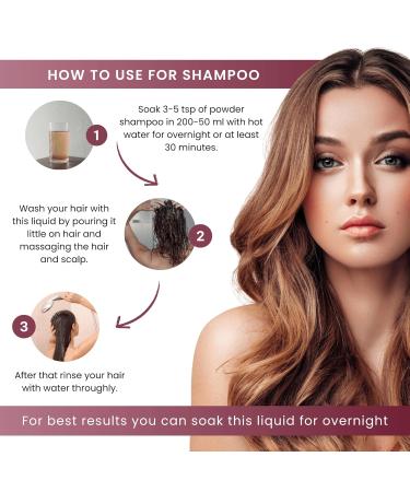 Havintha Natural Flaxseed Shampoo for Dry Hair - Amla Reetha Shikakai Methidana Hibiscus & Milk Powder - 227gm - International Shipping - Buy Online on GoSupps.com