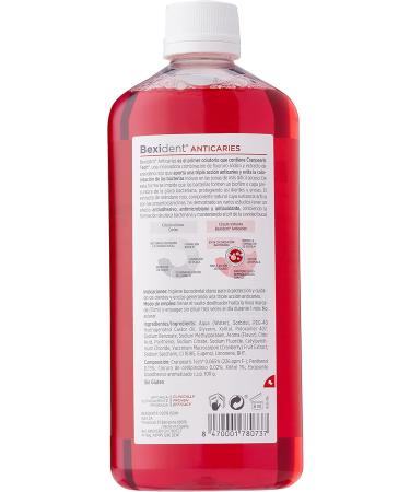  ISDIN Isdin BEXIDENT anti-caries COLUTORIO - 2 boxes of 500 ml - Total 1000 ml - Buy Online on GoSupps.com