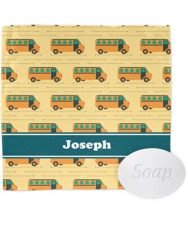YouCustomizeIt Personalized School Bus Washcloth