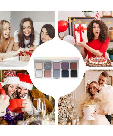 Byuexhp Eyeshadow Palette 10 Color Smooth Wearable Beauty Cosmetics Shimmering Eyeshadow Palette for Women Girls Girlfriend Mother BD301 - Buy Online on GoSupps.com