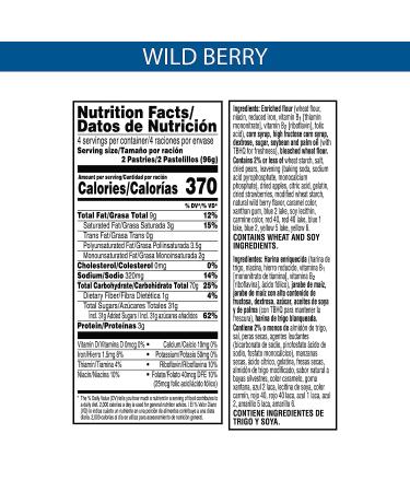 Pop-Tarts Toaster Pastries  Breakfast Foods  Kids Snacks  Frosted Wild Berry  13.5oz Box (8 Pop-Tarts) NEW-Wild Berry - Buy Online on GoSupps.com