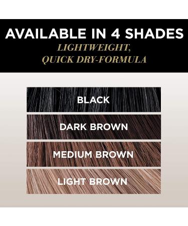 Toppik Colored Hair Thickener Spray - Dark Brown - 5.1 OZ Can - Root Touch Up & Hair Thickening - Buy Online on GoSupps.com