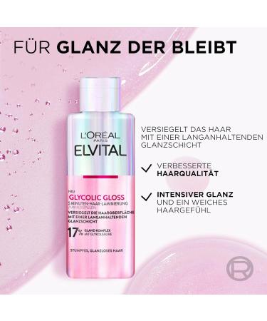 L'Or al Paris Elvital Glycolic Gloss 5-Minute Hair Lamination | Shine & Quality Boost | 200ml - Buy Online on GoSupps.com
