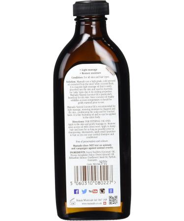 Mamado Aromatherapy 100% Pure Coconut Oil (150ml)  - Buy Online on GoSupps.com