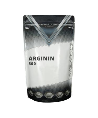 Syglabs L-Arginine capsules - 500 capsules high-dose premium caps