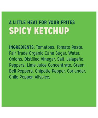 Sir Kensington's Spicy Ketchup | Whole Tomatoes | No High Fructose Corn Syrup | Gluten Free | Non-GMO | 20 oz - Buy Online on GoSupps.com