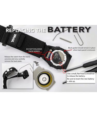 WobL Vibrating 8-Alarm Reminder Watch | Black | Medication, Sports, Meetings, Potty | Repeating Countdown Timer - Buy Online on GoSupps.com