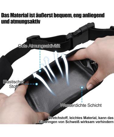 Yamitora 2-Piece Sports Belt Running Bag for Cell Phones - Lightweight & Adjustable | International Shipping - Buy Online on GoSupps.com