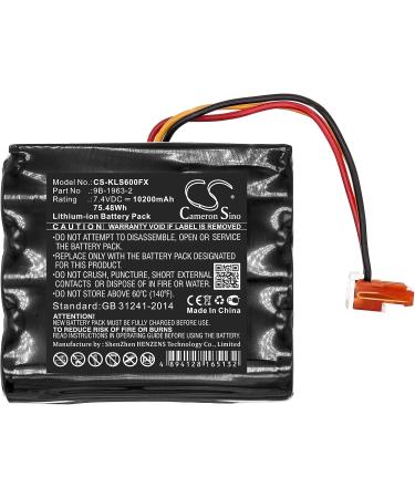 Replacement Battery for Koehler Lighthawk 600 & Gen II LED - 10200mAh/7.4V Compatible Replacement Part 9B-1963-2 - Buy Online on GoSupps.com