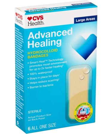 CVS Health Advanced Healing Hydrocolloid Bandages for Large Areas | Fast Shipping Internationally | Buy Now - Buy Online on GoSupps.com