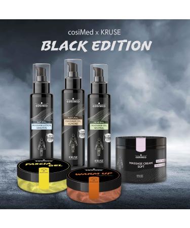 Buy Black Edition Natural Massage Oil - 100% Almond Oil & Vitamin E | 250 ml rPET | International Shipping Available - Buy Online on GoSupps.com