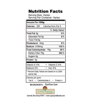 Xanthan Gum 14 oz. - Vegan and (K) Kosher Certified - Buy Online on GoSupps.com