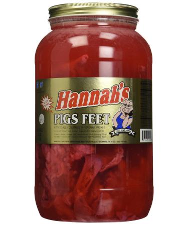 Hannah's Pickled Pigs Feet 10-12 ct. Gallon Jar