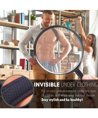 Back Brace Posture Corrector for Men & Women - Elastic Upper & Lower Back Support - Buy Online on GoSupps.com