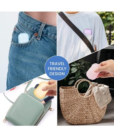 TXIN 200 Sheets Disposable Hand Washing Paper Soap Flakes - Scented Foaming Mini Bath Slice Sheets for Travel, Camping, Hiking (10 Boxes) - Buy Online on GoSupps.com
