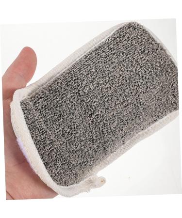 Outanaya 4pcs Black Linen Soap Soap Foaming Dispenser Soap Sack Soap Scrub Foam Net Flax - Buy Online on GoSupps.com