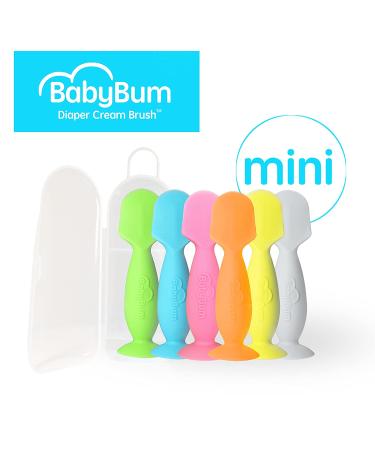 Bumco Diaper Cream Brush - Mini Baby Bum Brush with Travel Case | Baby Butt Paste Diaper Cream Spatula & Applicator - Gray - Buy Online on GoSupps.com