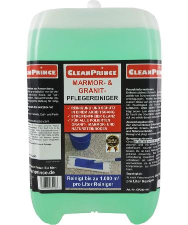 Cleanprince Marble Granite Nurses 5 Liter Stoneware Natural Stone Marble Cleaner Granitreiniger Granitpflege Cleaner Marble Granitboden Stoneware Granite Tile Natursteinboden - Buy Online on GoSupps.com
