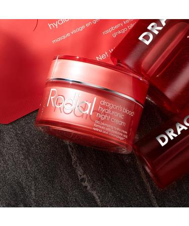 Rodial Dragon's Blood Hyaluronic Night Cream 1.7 Fl Oz - Intensely Hydrating Night Moisturizer - Buy Online on GoSupps.com