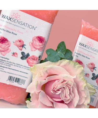 WAXSENSATION Paraffin Wax for Hands & Feet - Rose Scent | 3 x 450g - Moisturizing Spa Treatment - Buy Online on GoSupps.com