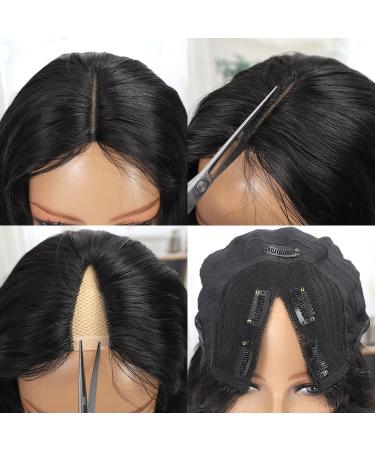 Megalook 20 Curly V Part Wig - 150% Density Human Hair for Black Women, No Glue, No Sew - Buy Online on GoSupps.com