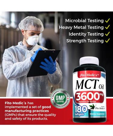 FITO MEDIC'S Lab | MCT Oil |180 softgels |mct Oil Organic | Concentrate Extract | Ultra High Absorption. - Buy Online on GoSupps.com