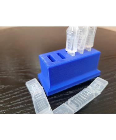 Eye Drop Vials Holder for Single-Use Disposable Drops - 5 Vial Storage - Znet3D Blue - International Shipping - Buy Online on GoSupps.com