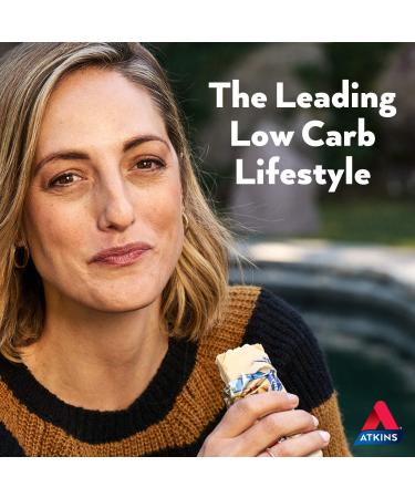 Atkins Caramel Chocolate Nut Roll Snack Bar 1.55 oz 8 Count - Keto Friendly | Pack of 1 - Buy Online on GoSupps.com