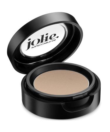 Jolie Cosmetics Powder Pressed Matte Eyeshadows - Cruelty Free  Vegan  Single Pan Eyeshadow 1.48g Base Neutrals (Creamy Beige)