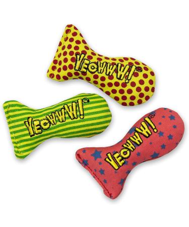 YEOWWW Stinkies Stars Cat Toy - Red with Blue Stars - Buy Online on GoSupps.com