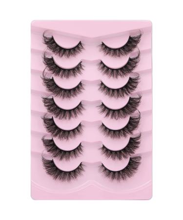 Eyelashes Fake Lashes Natural Look Russian Strip Cat Eye 3D Artificial False Eyelashes D Curl Lashes by Lvmixwig - Buy Online on GoSupps.com