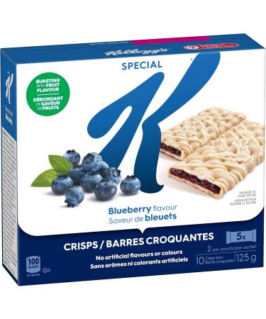 Kellogg's Special K Fruit Crisps Blueberry Flavour 10 Crisps 125g box - Buy Online on GoSupps.com