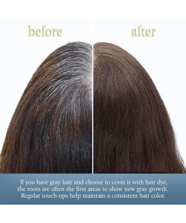 20-Minute DIY Hair Root Touch Up Spray - Vegan Ammonia-Free Chestnut Brown for Men & Women | 100% Non-Toxic Gray Coverage - Buy Online on GoSupps.com