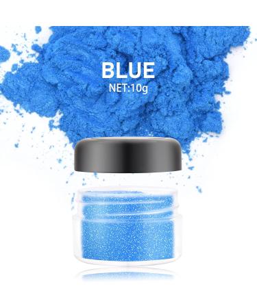 Buy Blue Edible Glitter - 10g Metallic Dust for Cakes Sweets & Drinks | Enhance Your Baking with Food Coloring Powder - Buy Online on GoSupps.com