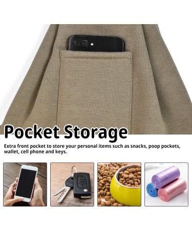 Buy Hand-Free Khaki Pet Carrier Bag - Breathable Cotton Travel Bag for Dogs & Cats - Buy Online on GoSupps.com