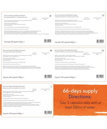 Now Foods Psyllium Husks 500mg 200 Vegan Capsules | Lab-Tested, SOYA Free, Gluten Free, Vegetarian, Non-GMO - Buy Online on GoSupps.com