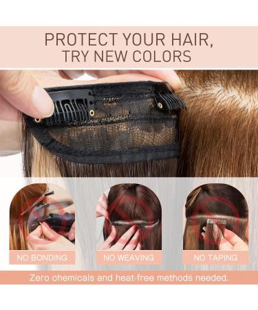 Curly Synthetic Hair Extensions Clip in 22 Inches - 4PCS, #Chestnut Brown - Buy Online on GoSupps.com