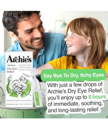 Archie's Remedies Dry Eye Relief - Ultra Lubricating Preservative-Free Eye Drops for Red Eyes & Irritation | 30 Count - Buy Online on GoSupps.com