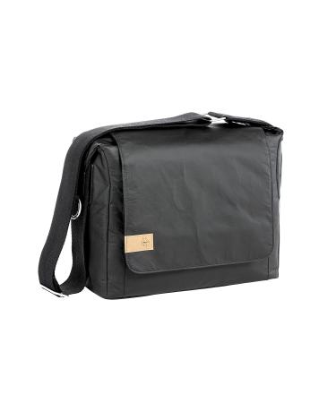L SSIG Baby Diaper Bag - Stylish Sustainable Messenger Bag with Accessories | Black Tyvek Diaper Tote for International Shipping - Buy Online on GoSupps.com