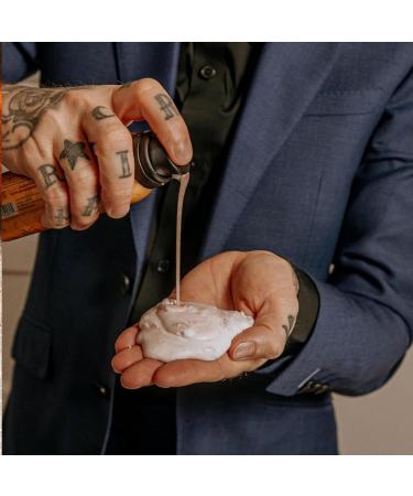 18.21 Man Made Carry On 4-in-1 Travel Foam Shampoo Conditioner Wash & Shave Carry-On Friendly 3.4 fl. oz Sweet Tobacco - Buy Online on GoSupps.com