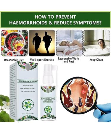 Hemorrhoids Relief Spray 30ml | Natural Treatment for Piles & Anal Fissures - Buy Online on GoSupps.com